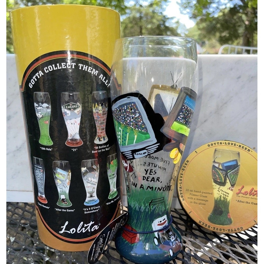 New‎ After The Game…Just One More Lolita Love My Beer Pilsner Beer Glass - Picture 5 of 8